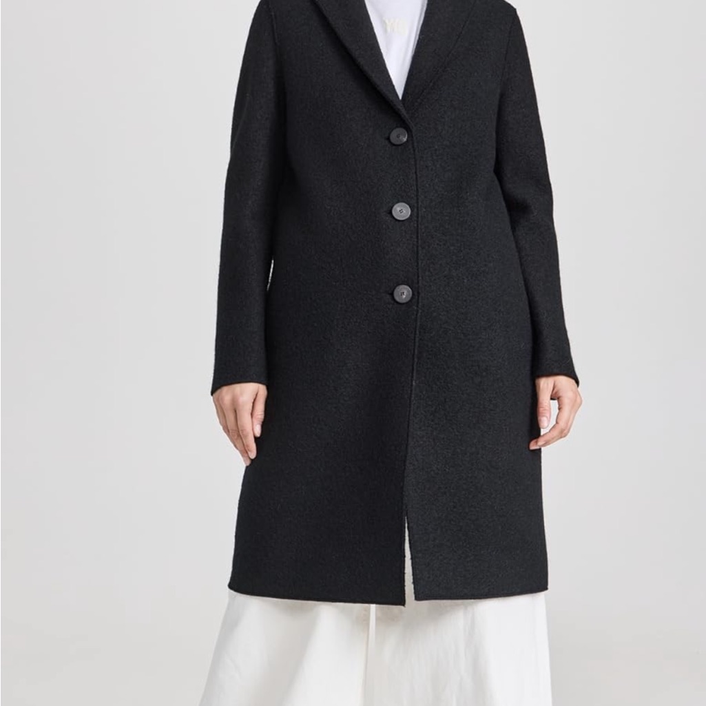 Harris Wharf Boiled Wool Coat